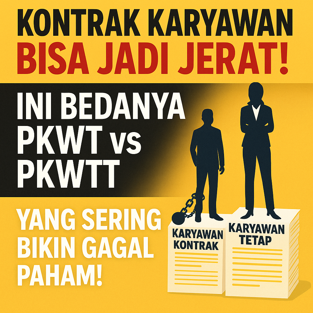 Kontrak Karyawan Bisa Jadi Jerat! Ini Bedanya PKWT vs PKWTT yang Sering Bikin Gagal Paham!